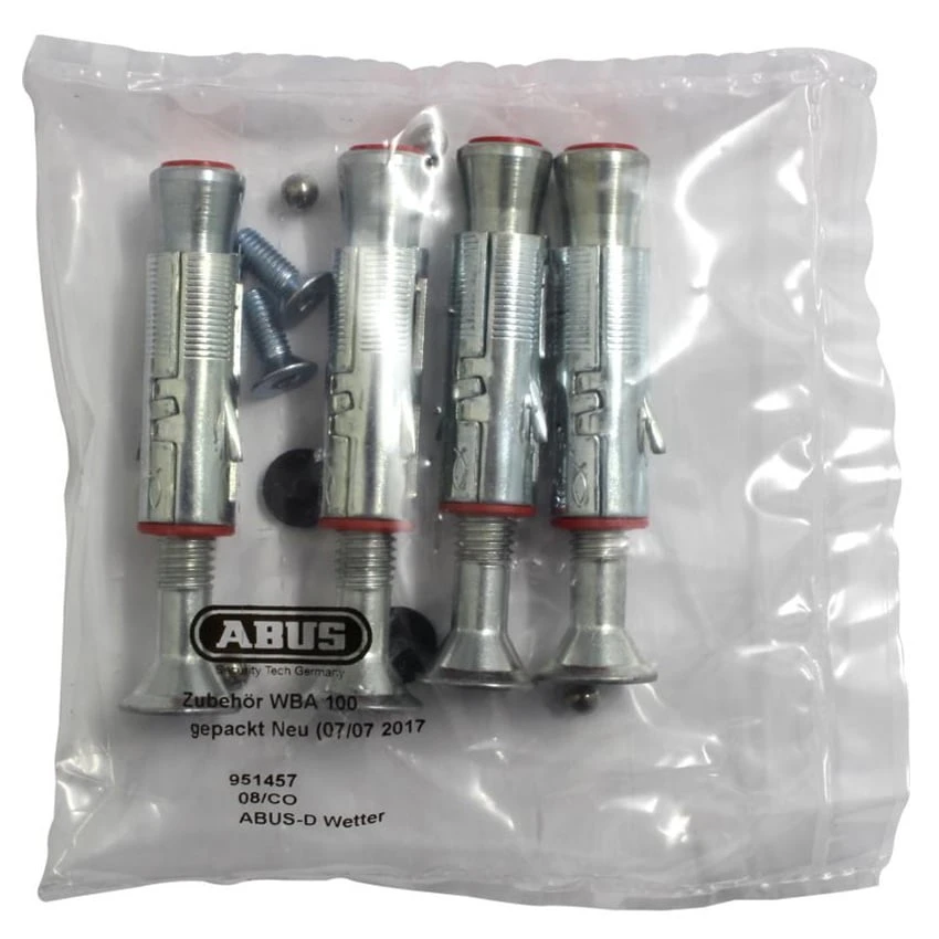 Abus WBA100 Fixing Bolts - Afbeelding 2