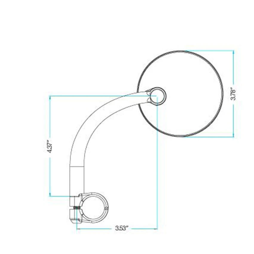 Biltwell Mirror Round - Afbeelding 5
