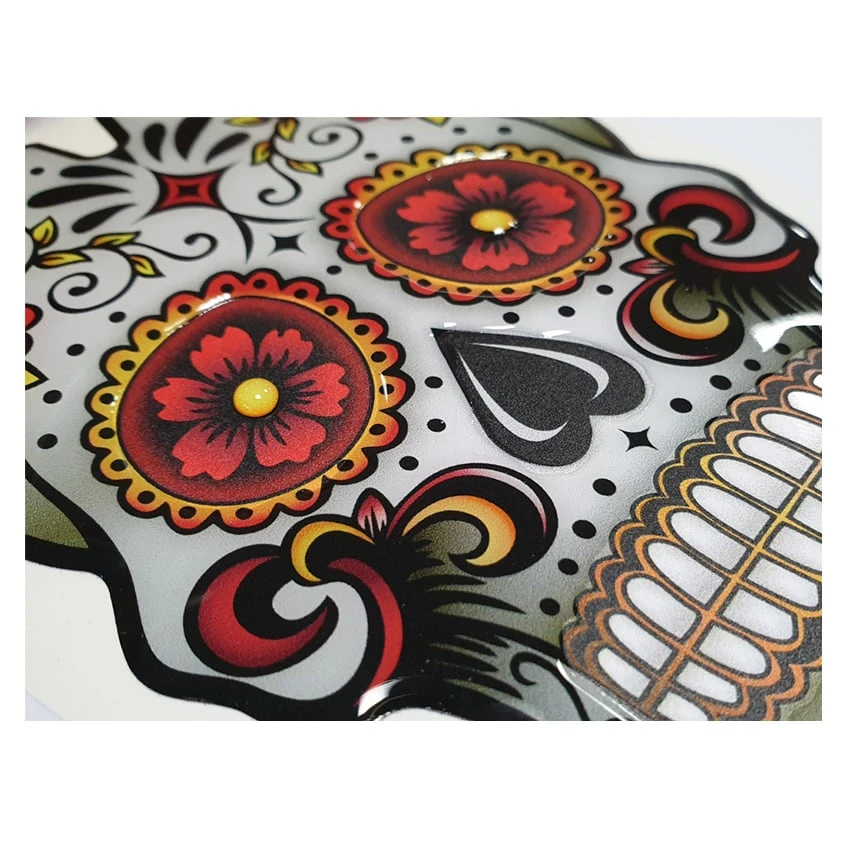 OneDesign Tank Pad Gold Skull - Afbeelding 5