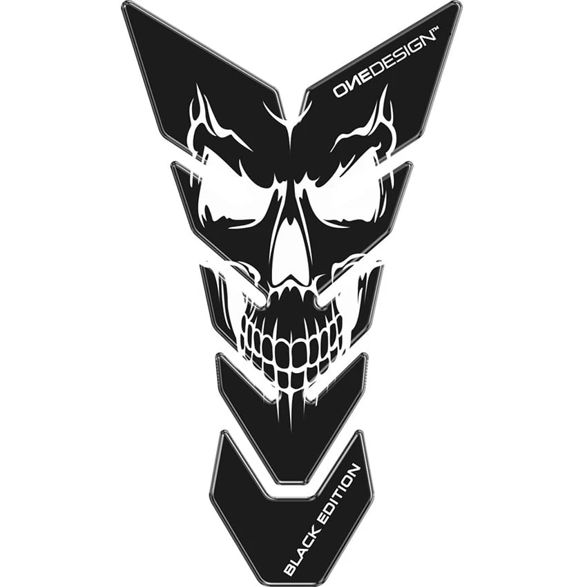 OneDesign Tank Pad Skull Black Edition - Afbeelding 2