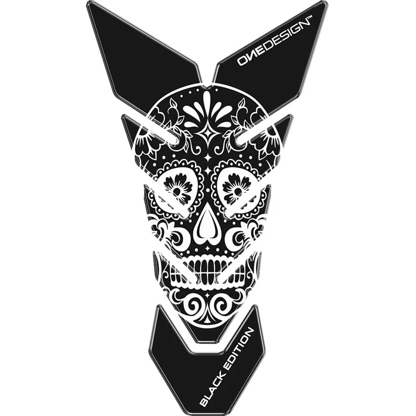 OneDesign Tank Pad Skull Black Edition - Afbeelding 3