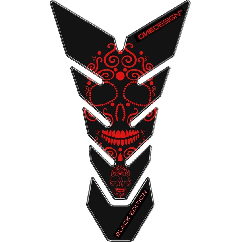 OneDesign Tank Pad Skull Black Edition - Afbeelding 4