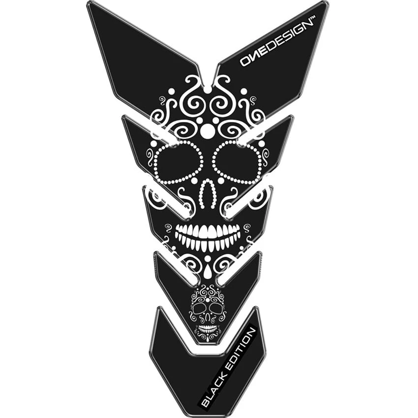 OneDesign Tank Pad Skull Black Edition - Afbeelding 6